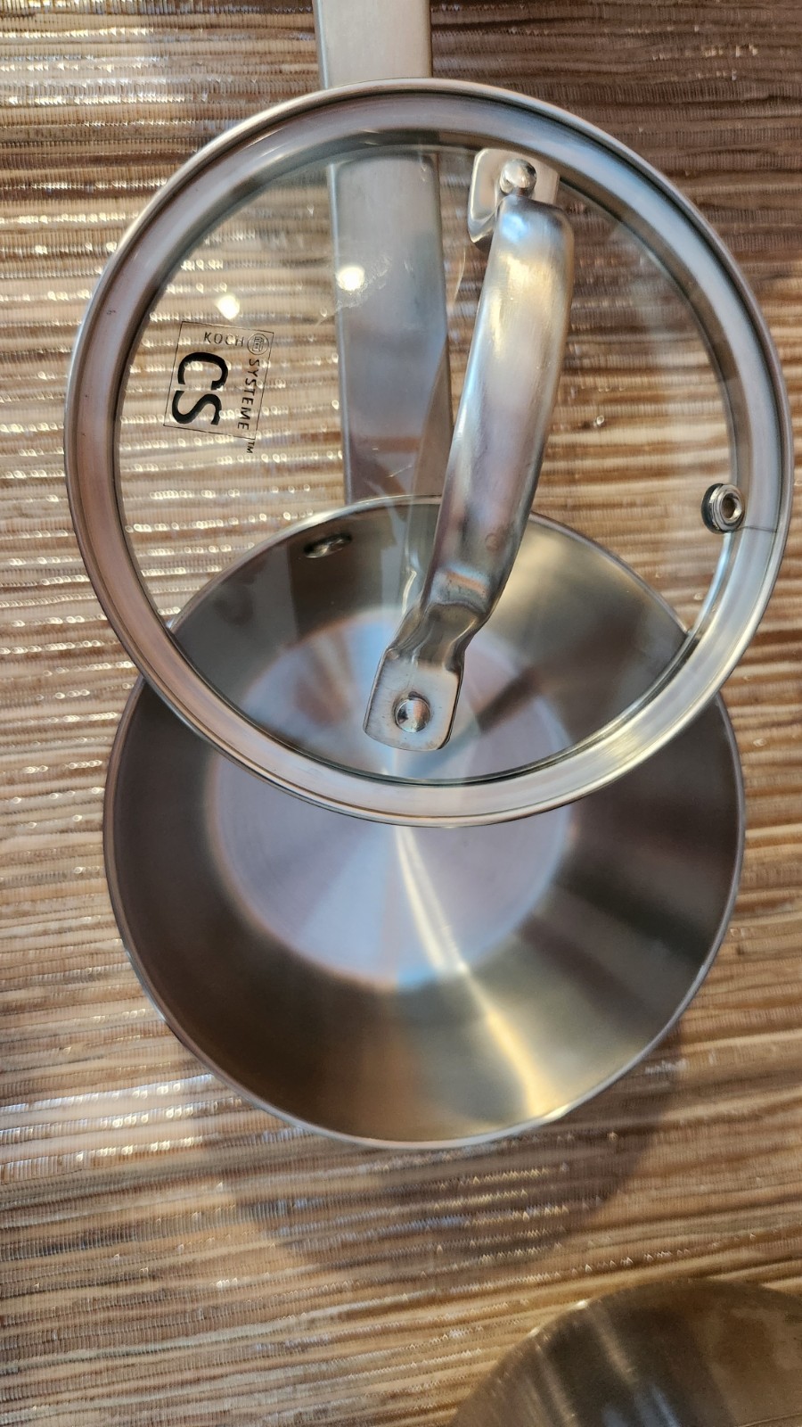 KOCH SYSTEME CS Stainless Steel Saucepan Set, 1QT 2QT 3QT Sauce Pan, Premiu…