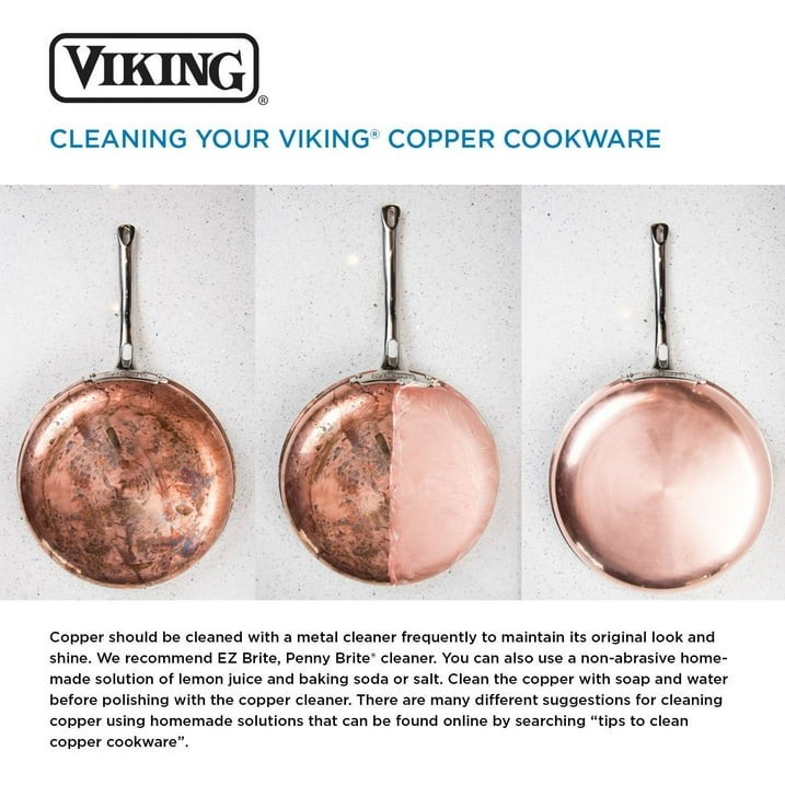 Viking 13-Piece Tri-Ply Copper Cookware Set