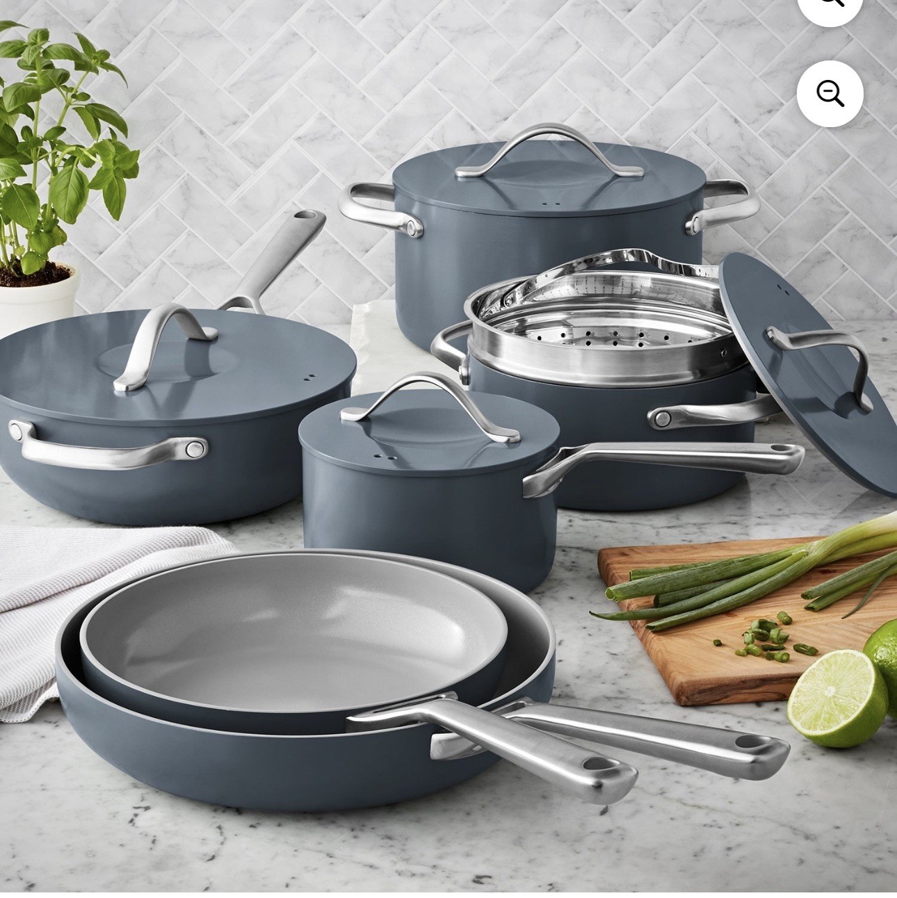 Member’s Mark 11-Piece Modern Ceramic Cookware Set – Multicolor (MCCS11)