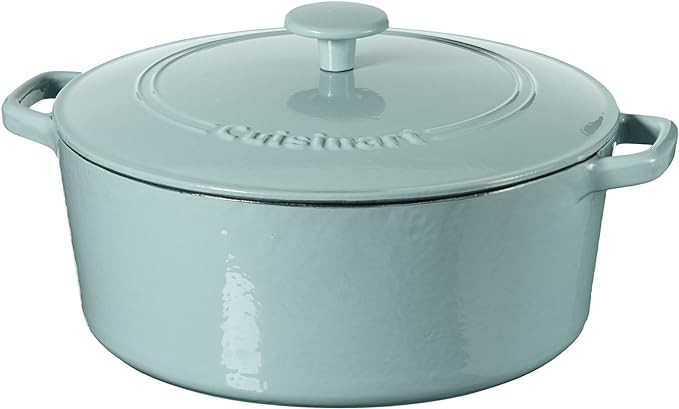 Cuisinart Casserole Cast Iron 7 quart CI670-30LBW – Teal/Light Blue