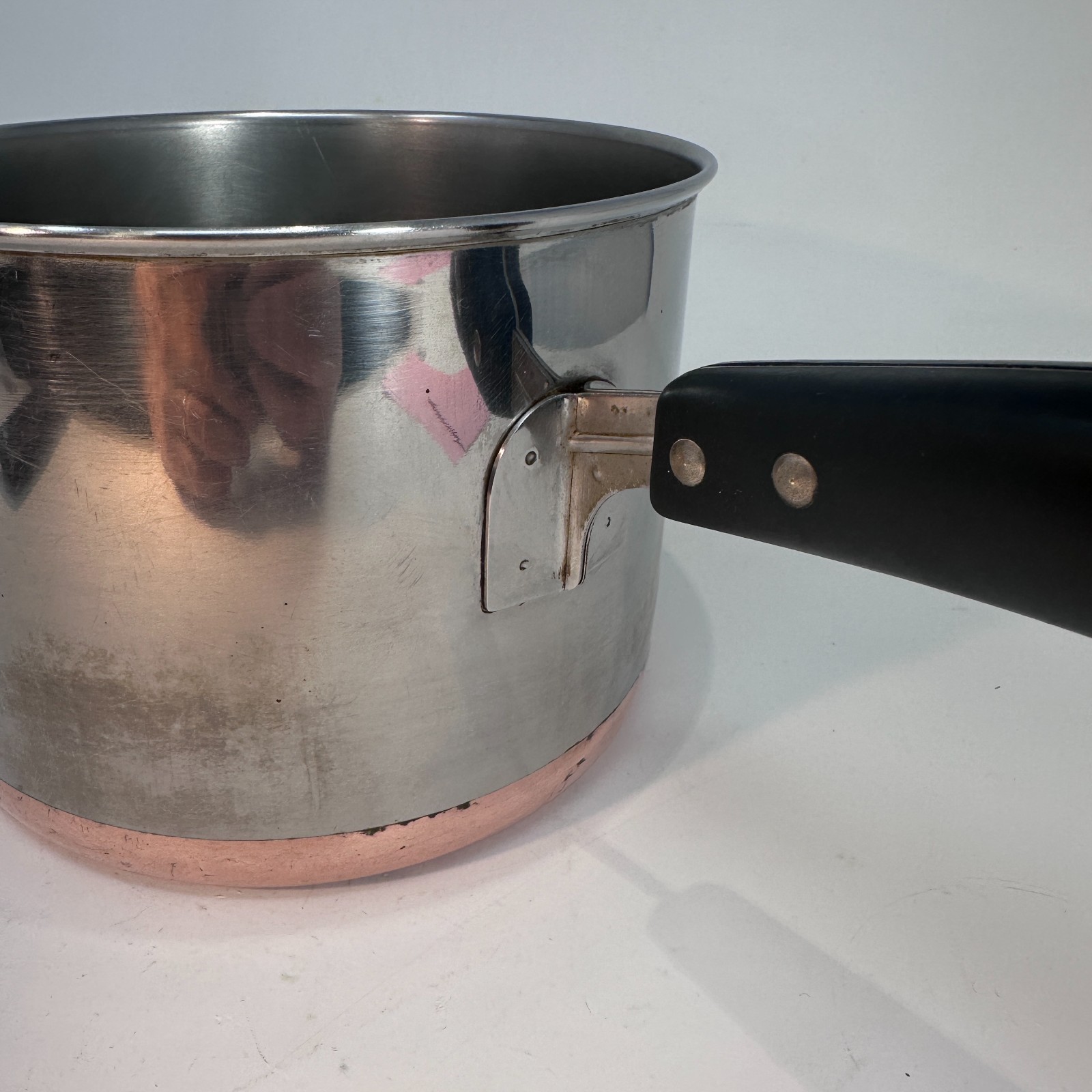 Revere Ware 3 Qt Single Circle Saucepan Bakelite Handle 1936 – 1946 RARE