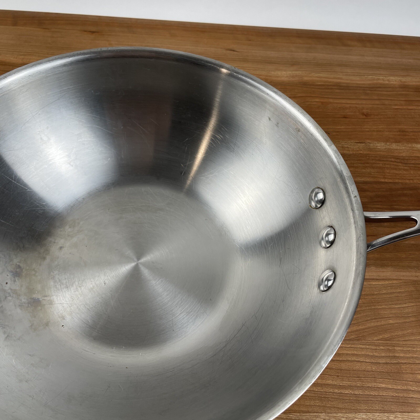 Williams Sonoma Calphalon Stainless 10” Skillet Frying Sauté Pan Scuffed Read