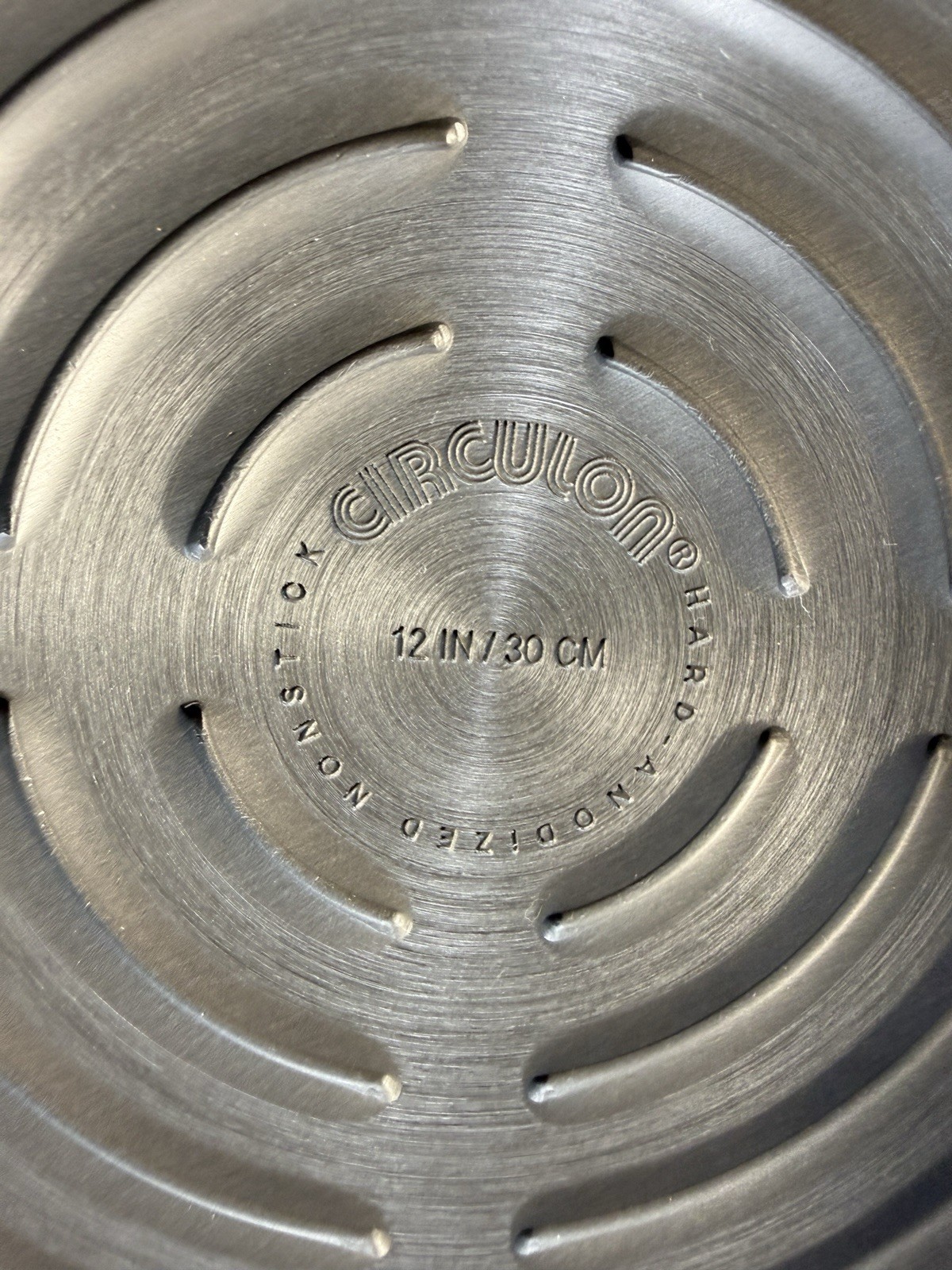 Circulon 12″ Pan Non Stick Hard Anodized Circular Flat Skillet Grill Griddle Pan