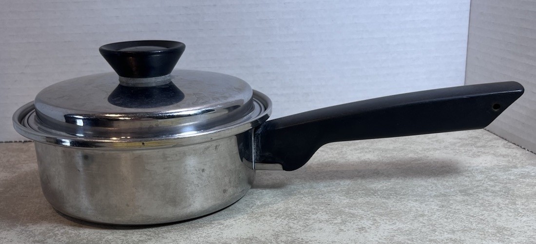 Twin Star 3 Ply 18-8 Stainless Steel 1 Quart Sauce Pan Pot by Regal Ware w/ Lid