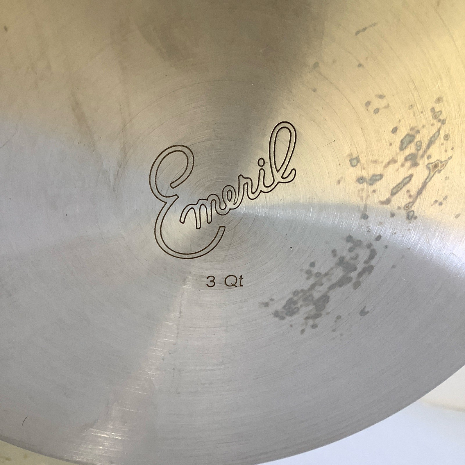 Emeril Stainless Steel Copper Core 3 Qt Saucepan Lid Steamer Insert Cookware