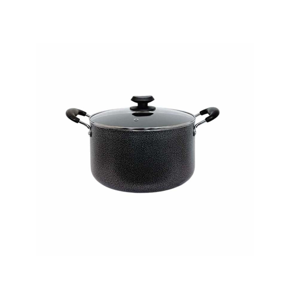 10-3/8″ (26CM) Non-Stick Coating Cooking Pot Sauce Pan With Lid 8.5 QT Cookware