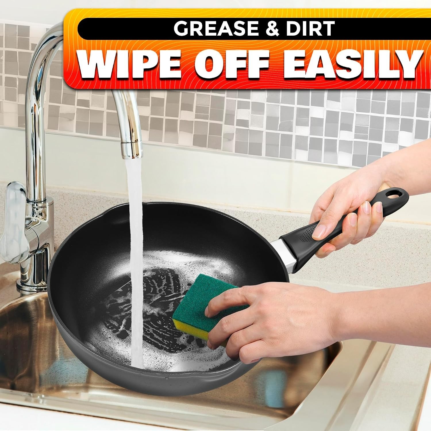 Durable Heat-Resistant Pot Handle Replacement with Screw Mount – Easy Clean
