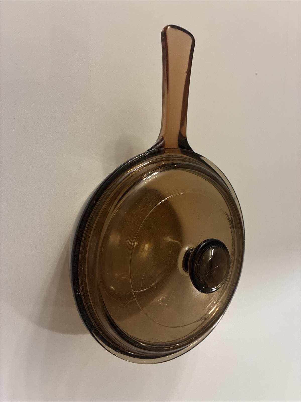 Corning Ware Vision Amber Glass Cookware 0.5L Sauce Pot Pan with Pyrex Lid