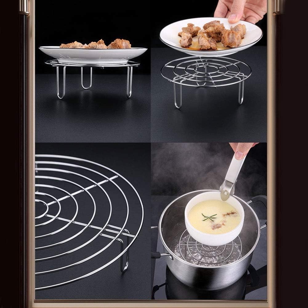 Steam Rack Heavy Duty Steaming Rack Stand Stainless Steel Round Steamer Cooling