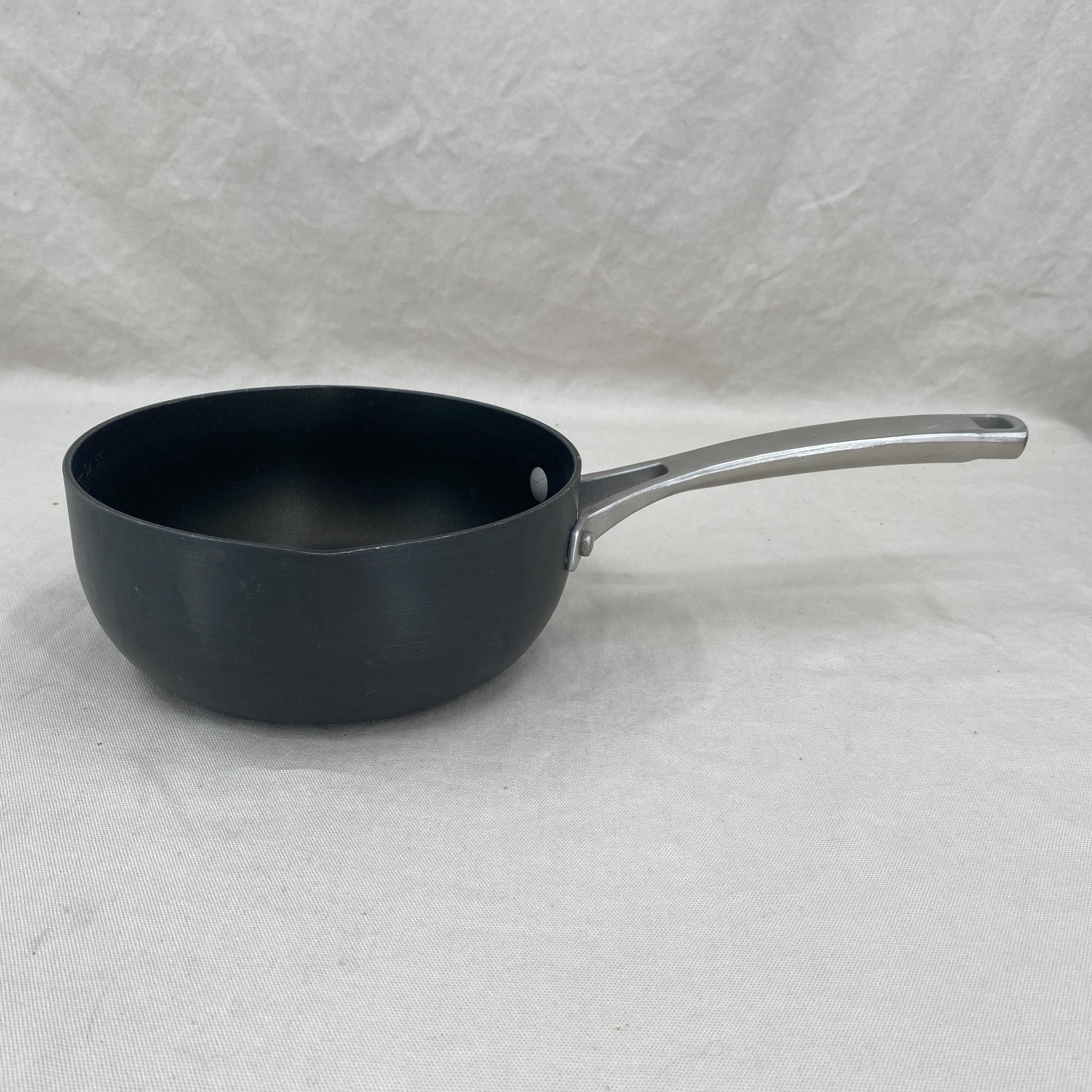 Calphalon Classic Nonstick 2 qt Sauce Pan Black Anodized Aluminum NO Lid