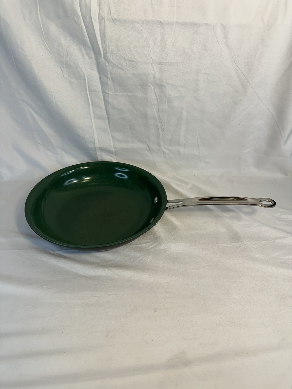 OrGreenic Kitchenware 10″ Green Non Stick Fry Pan Skillet