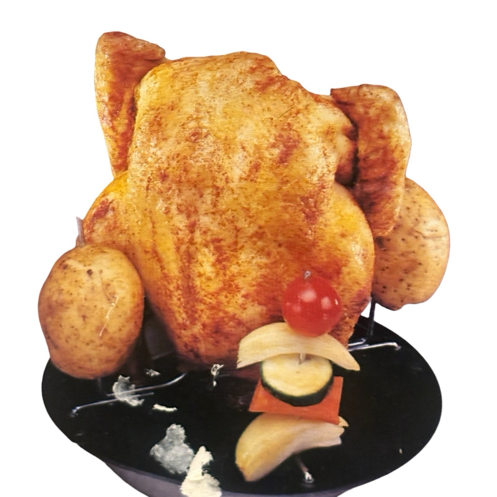 Gemco The Meal Times Multipurpose Vertical Poultry Roaster For Tender Chicken