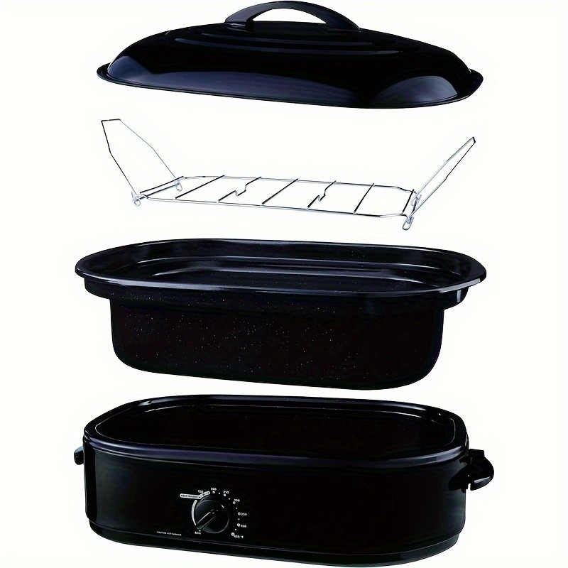 ​​​16QT 1450W Roaster Oven Electric Turkey Roaster Oven Fits Turkeys