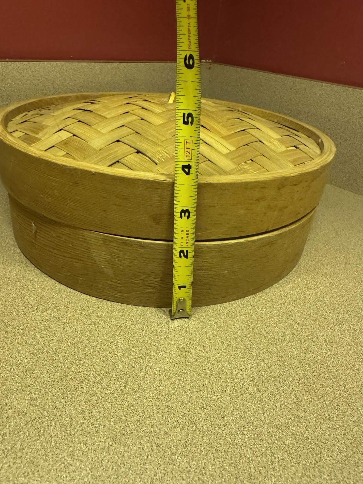 Natural Bamboo Asian Steamer Basket 10.5” Dumpling Bun Shrimp Crab Steamer（96）