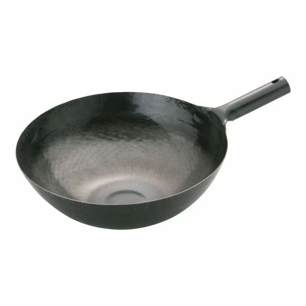 YAMADA Chinese Hammered Iron Wok 36cm 1.2mm thick ATY9136 from Japan New