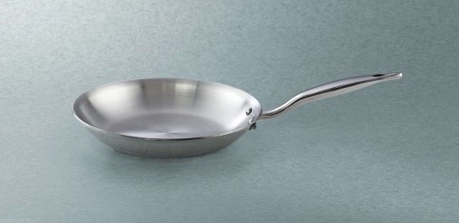 Heritage Steel 8.5” Fry Pan/Skillet 5-Ply 316Ti Stainless Steel Induction Ready