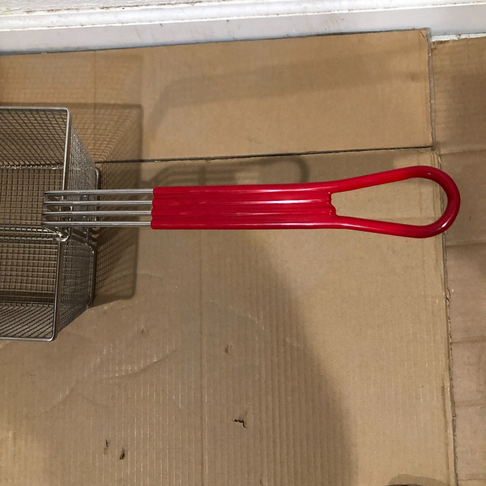 TWIN WIRE FRYER BASKET DEEP FRYING, 17.5″L x 9″W x 6″H, NEW FREE SHIPPING
