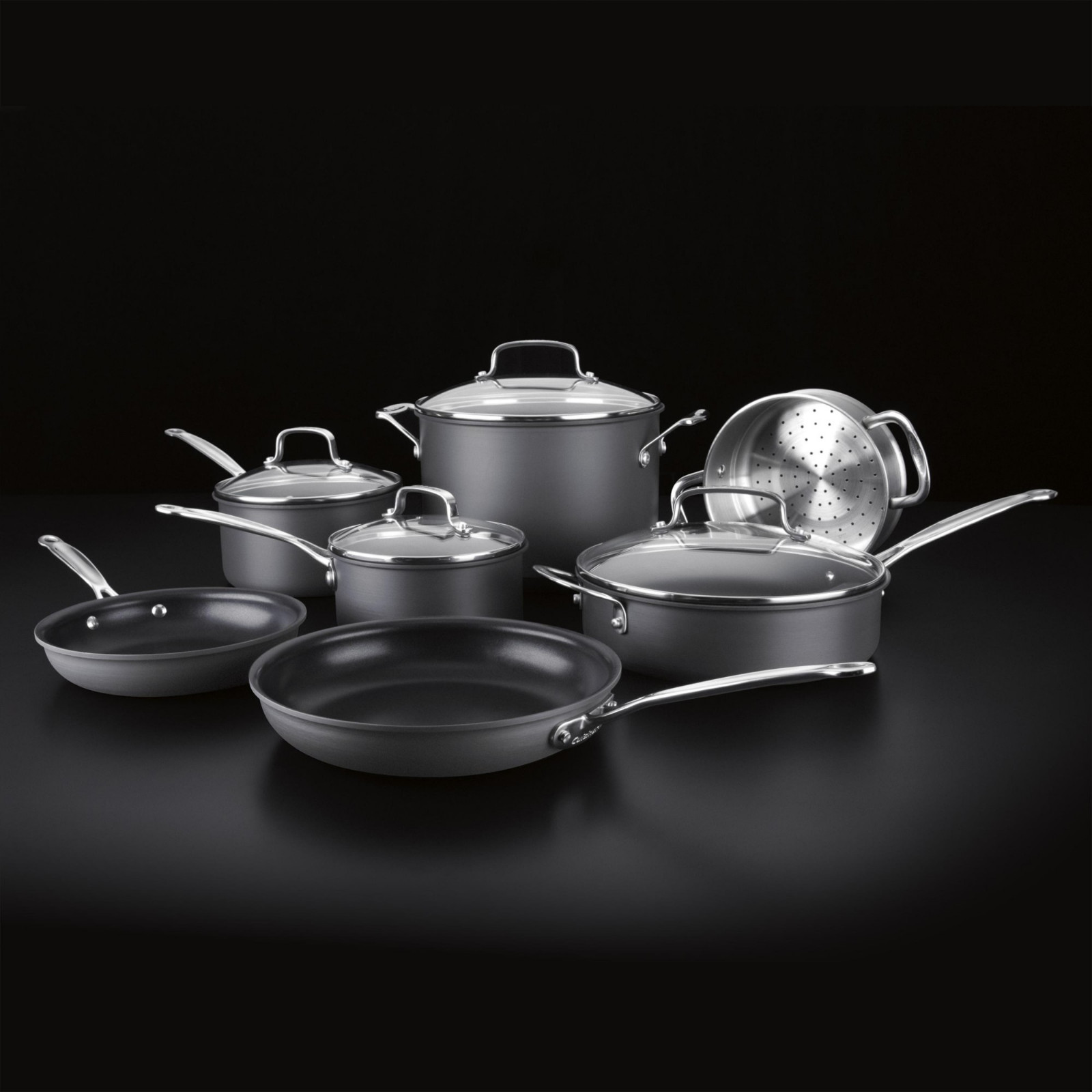 Cuisinart Chef’s Classic Nonstick Hard Anodized 11-Piece Cookware Set