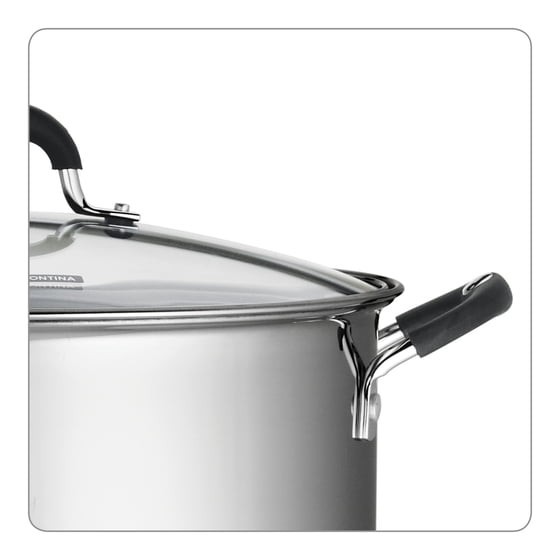 Tramontina 16 Qt Stainless Steel Stock Pot with Lid
