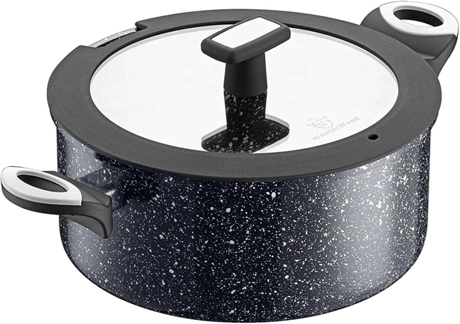 5.25 Quart Ceramic Nonstick Stock Pot with Lid – Cooking Pot Non Toxic PFOA