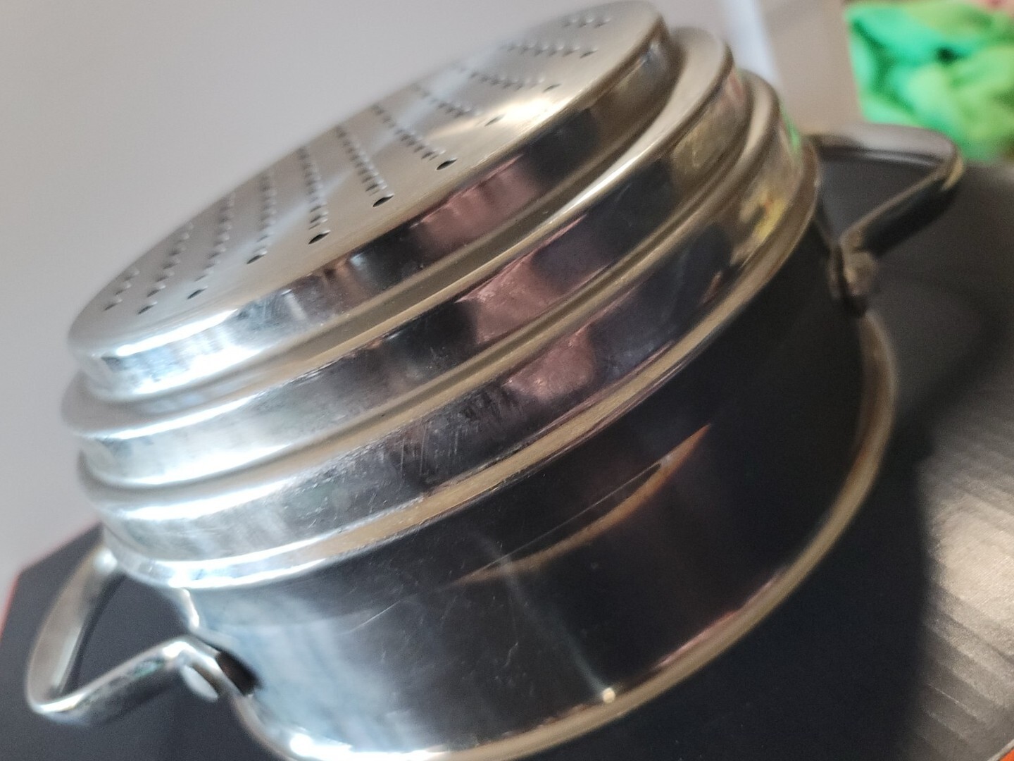 Steamer Insert Stainless Steel Basket Cooking Club of America Pan 7 .5 Inch