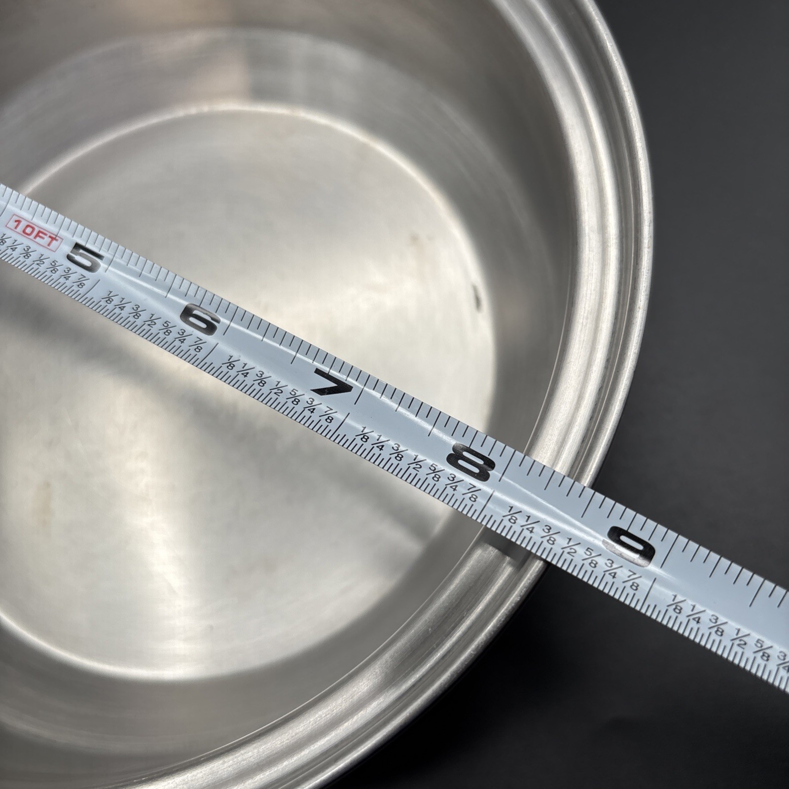InKor 5-Ply T304 Stainless Steel Sauce Pan w/lid – 8.5” Multi Core USA 2 Quart