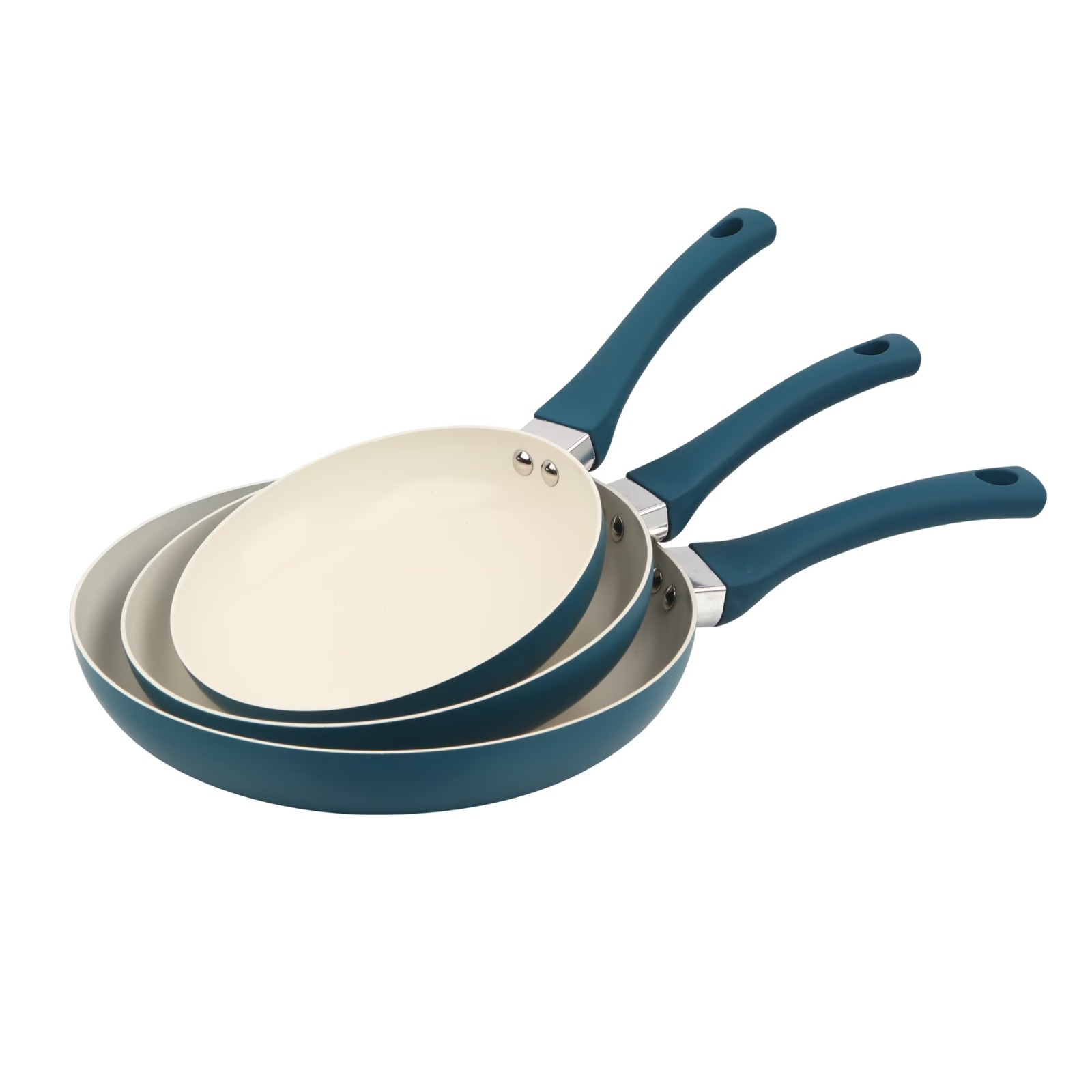 Aluminum Nonstick Ceramic 3 Pieces Frypan Set
