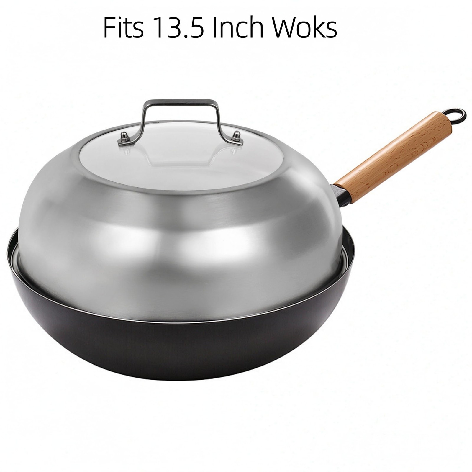 12.75 Inch (12.2 Inch Inner Diameter) Stainless Steel Basting Cover, for 13.5…