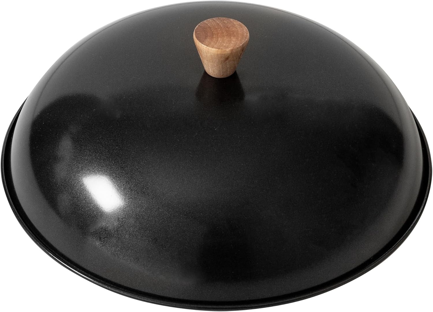 31-0066 13.5-Inch Nonstick Steel Dome Lid for 14-Inch Wok Black