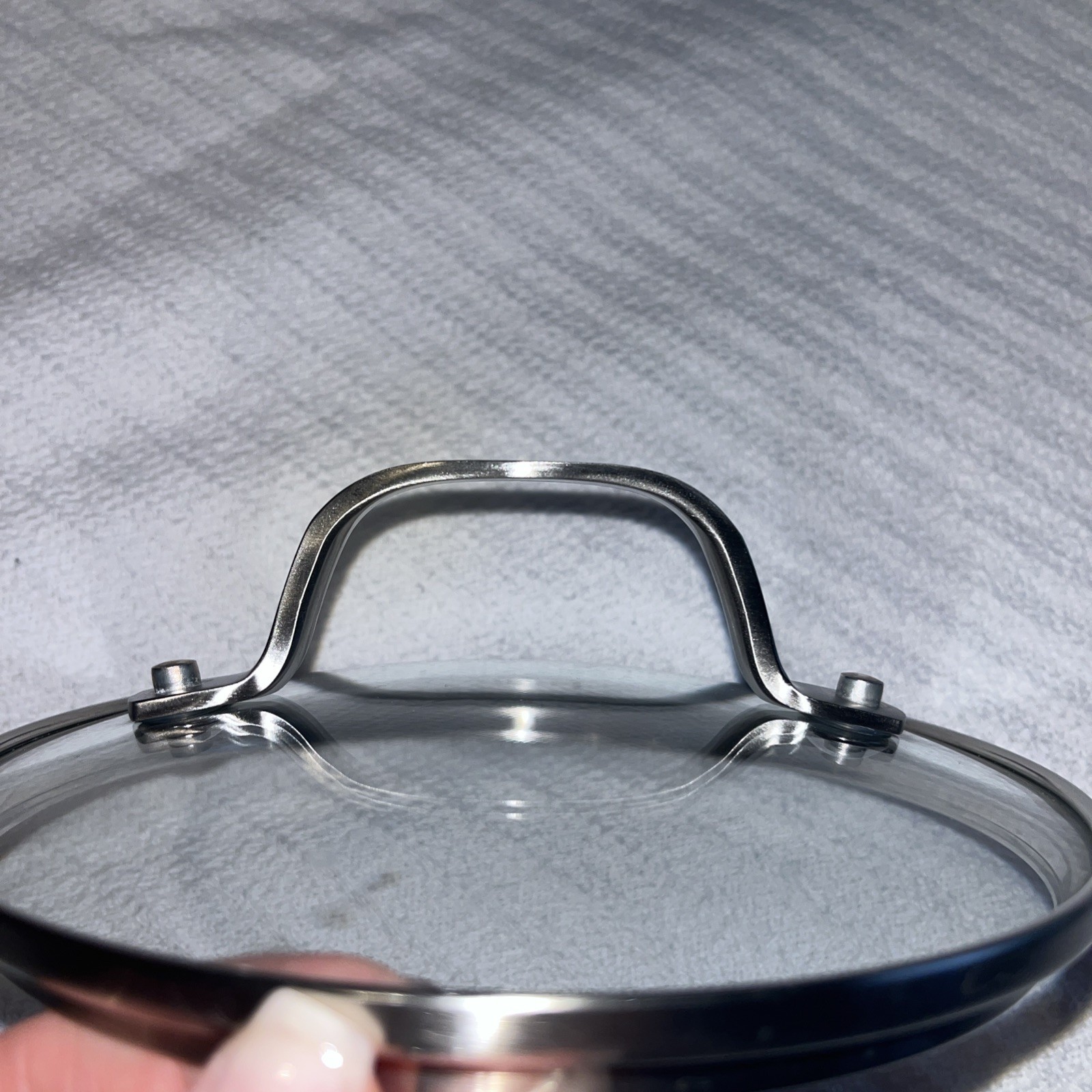 Ninja Replacement Glass & Metal Lid For Pot Pan 7″ ID Inner Rim