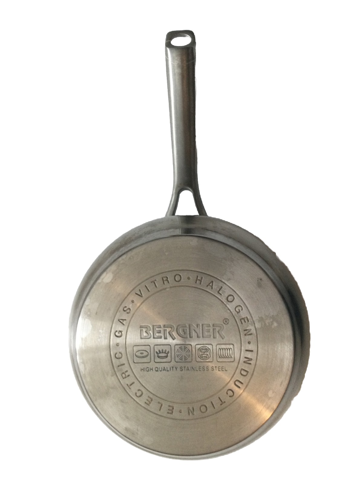 Bergner Stainless Steel Pot 1.5Q for Induction Gas Electric Vitro Halogen
