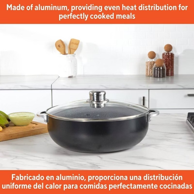 3.2qt Caldero with Dual Speckled Ceramic Set