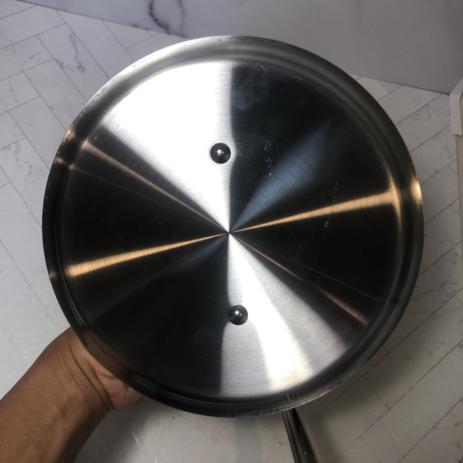 All-Clad Master Chef 3 QT Metal Crafters Sauce Pan Stainless Steel w Lid UNUSED