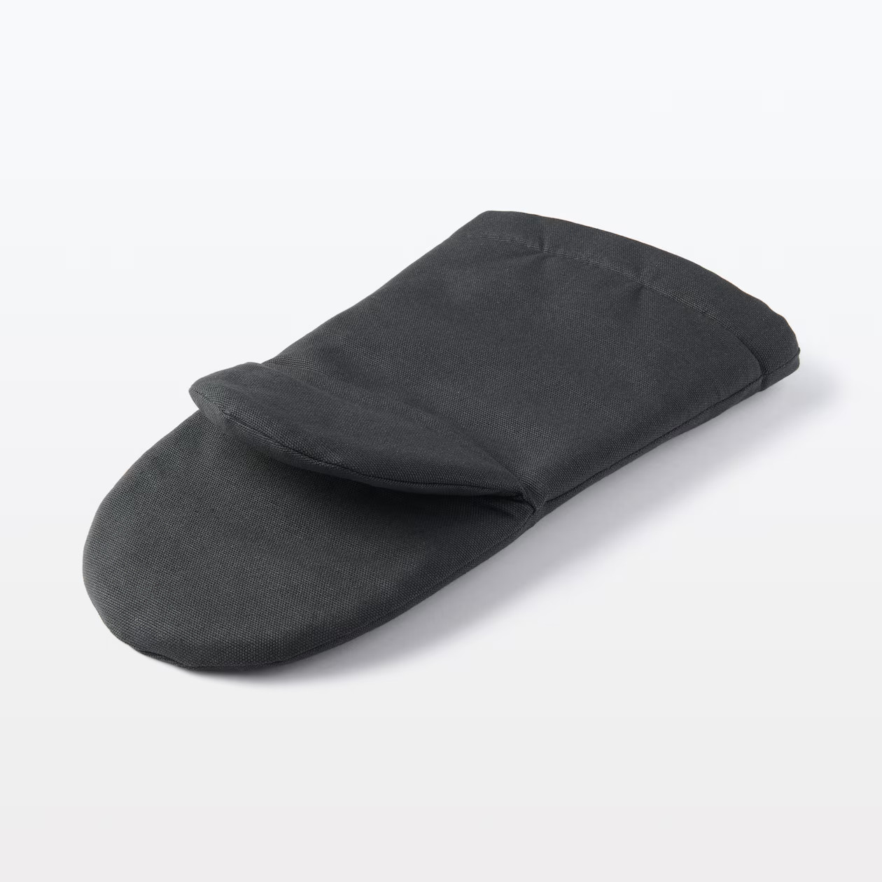 MUJI Plain-Weave Cotton Oven Mitt Dark Gray
