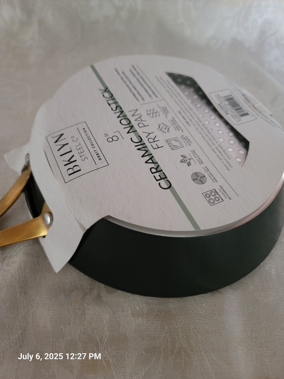 Brooklyn Steel Co. Orbit Collection 8″ & 10″ Fry Pans & Cookware Protectors(1)