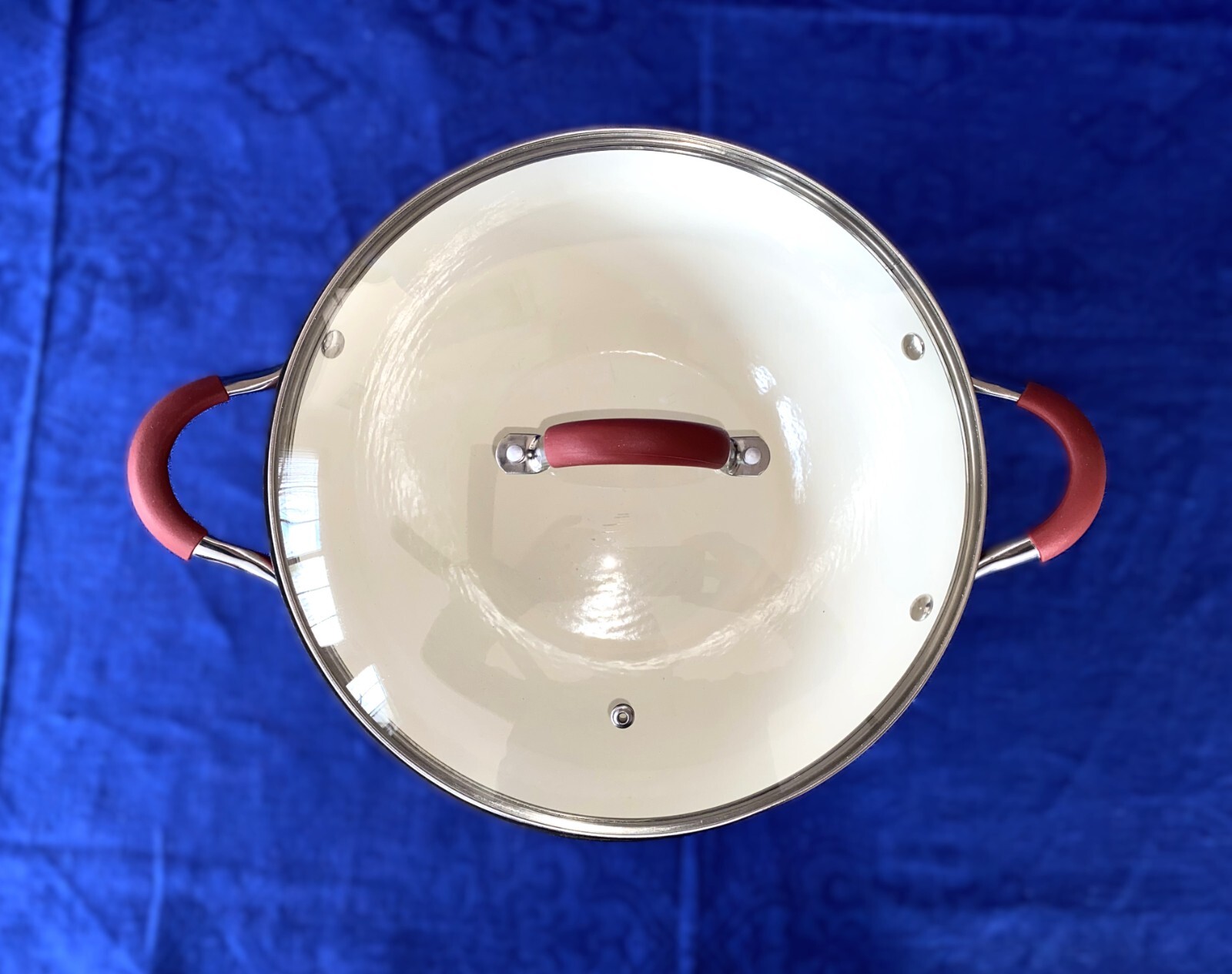 Mayer & Boch Multipurpose Heavy Gauge Aluminum Fry Wok with Glass Lid , 4×13 in