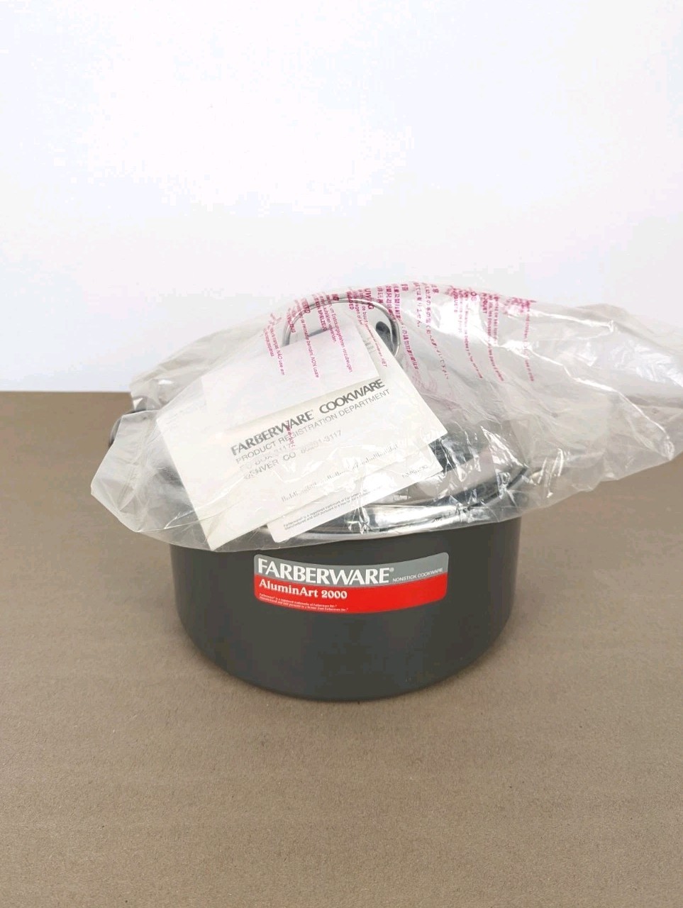NEW Farberware AluminArt 2000 Advanced Non-Stick 6 Qt Stock Pot Soup Cookware