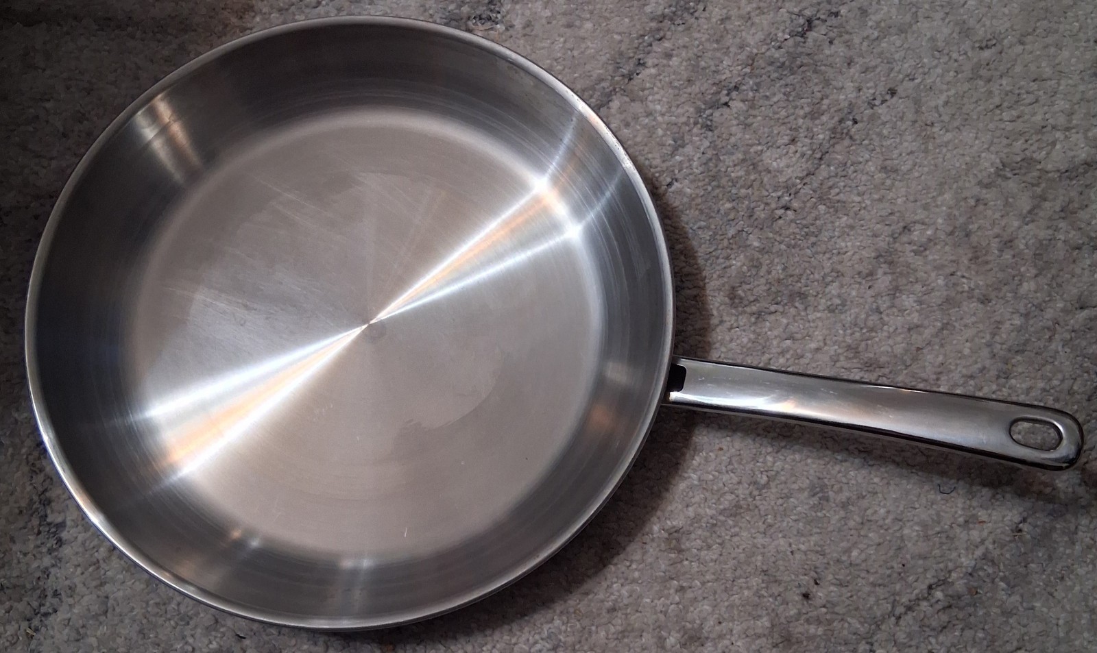 Cutco Stainless Steel Gourmet Fry Pan Skillet 12″ w/ Hollow Handle Stay Cool USA