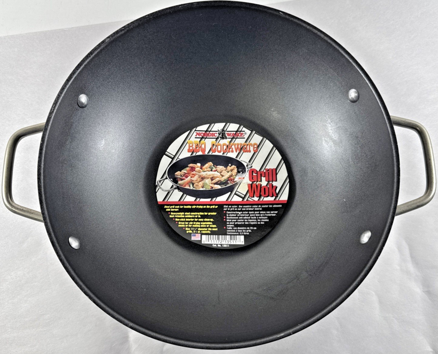 NEW OLD STOCK Nordic Ware BBQ Cookware GRILL WOK #13511 READ!