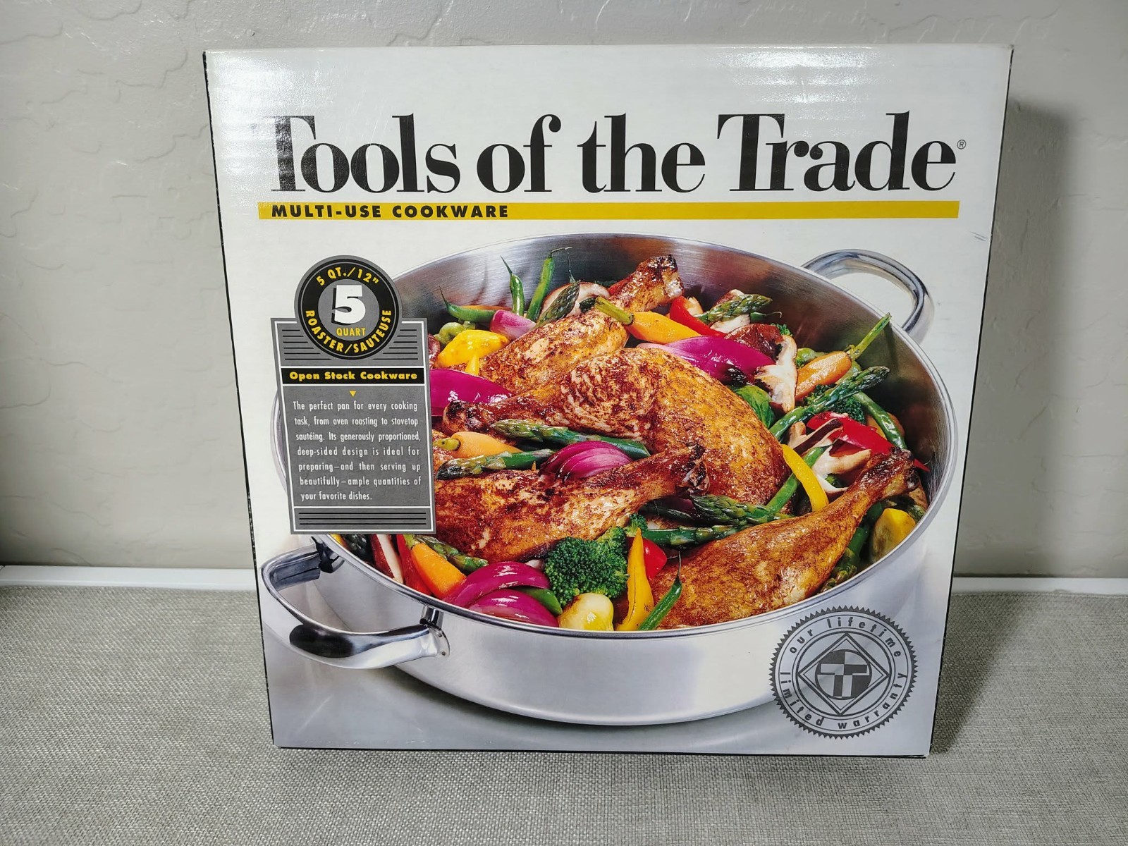 Tools of the Trade Multi-Use 5 Qt Roaster/Saute Pan – NEVER OPENED