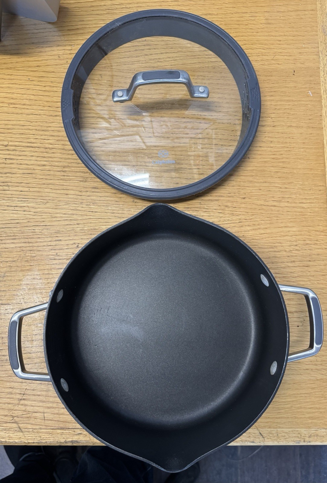 Calphalon 5 Qt 4.7L Stock Pot Glass Lid 8785 Non Stick Classic USA
