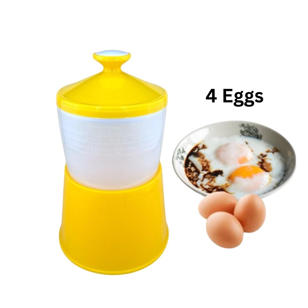 Original Half Boiled Egg Maker Made in Malaysia Yellow Color