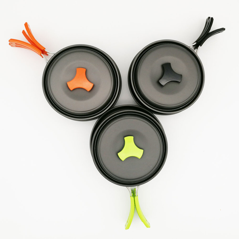 8 Pcs Pot Pan Utensil Set Cookware Sets Camping Pans for Cooking