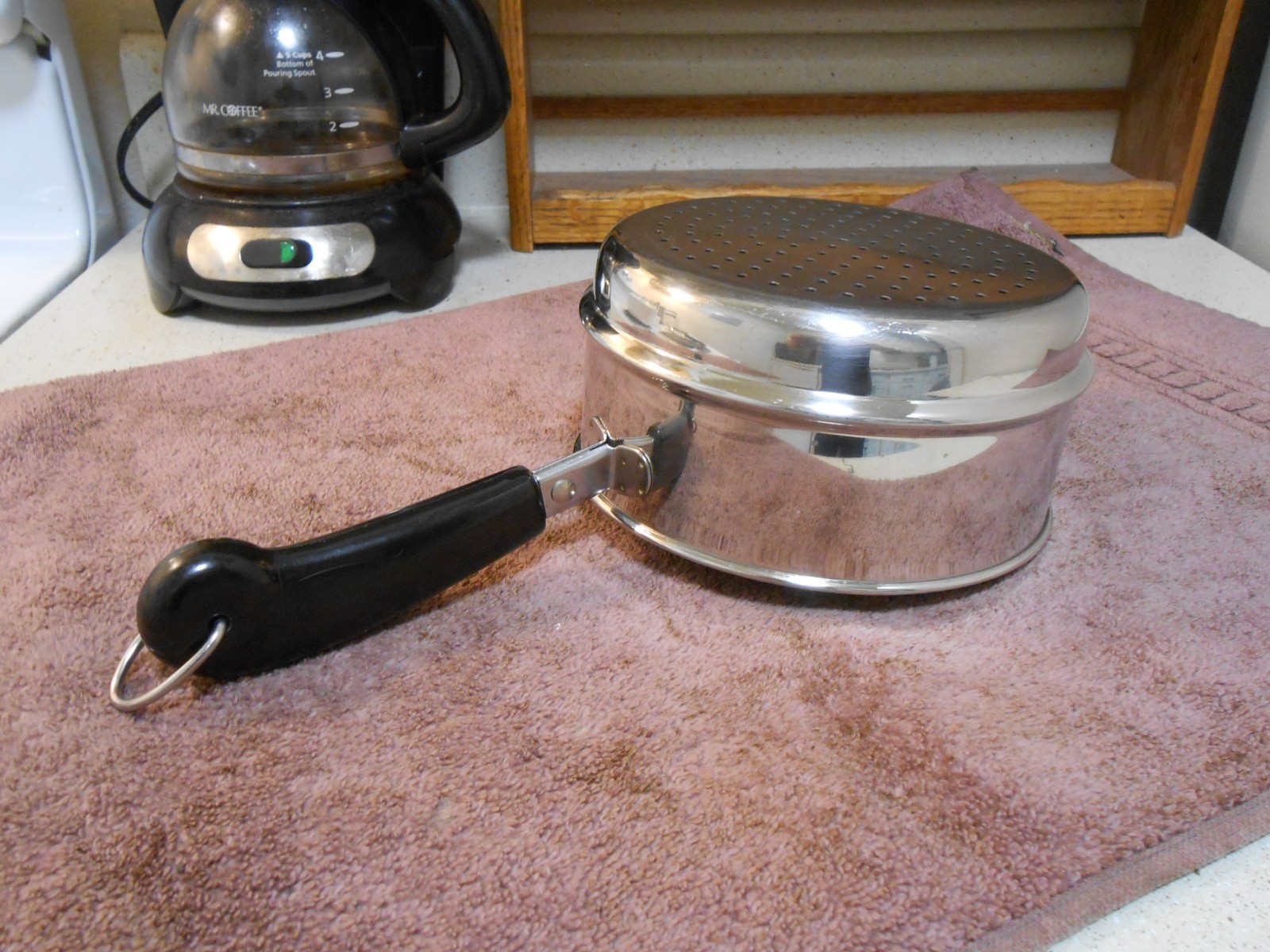 REVERE WARE Steamer Insert (fits 1 1/2 qt. pots, 6 3/8″) Stainless VERY NICE!