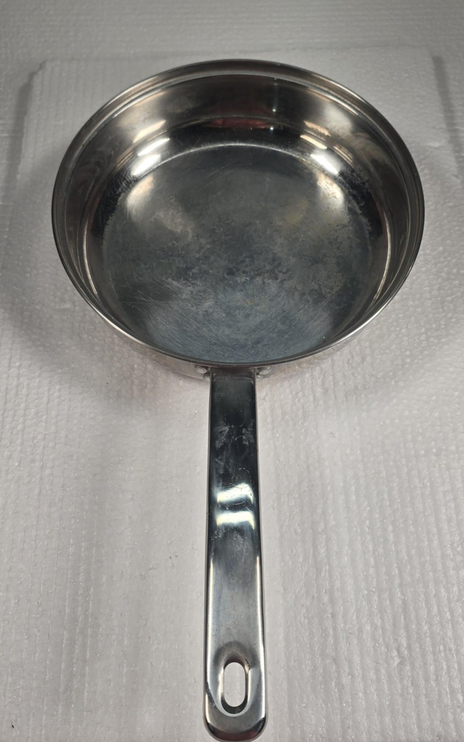 Parini Cookware Stainless Steel Frying Pan 9.8in Skillet Silver 16in Kitchen