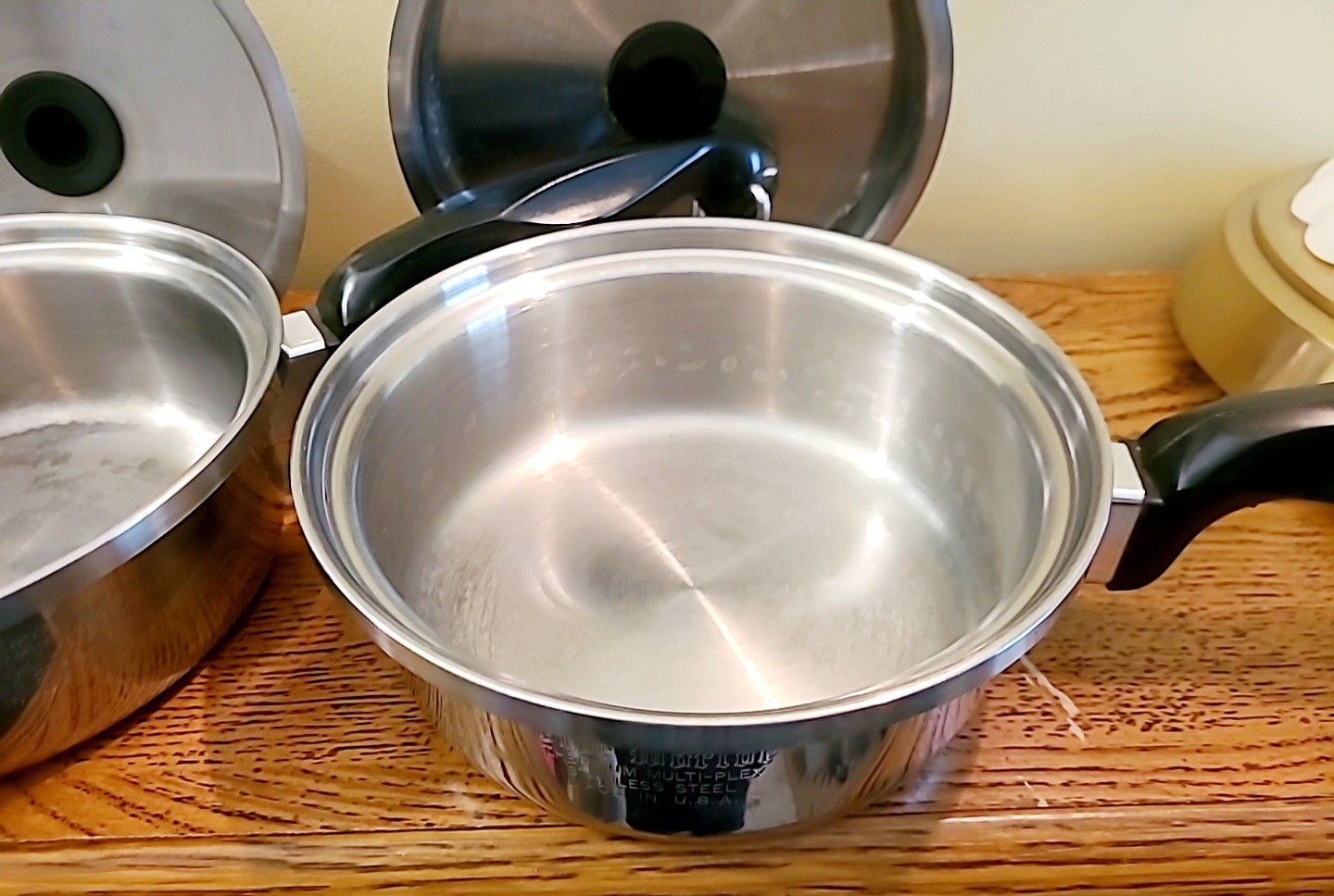 Olde Worlde Thermium Multi-Plex Stainless Steel Saucepan & Lid 1 Quart Set