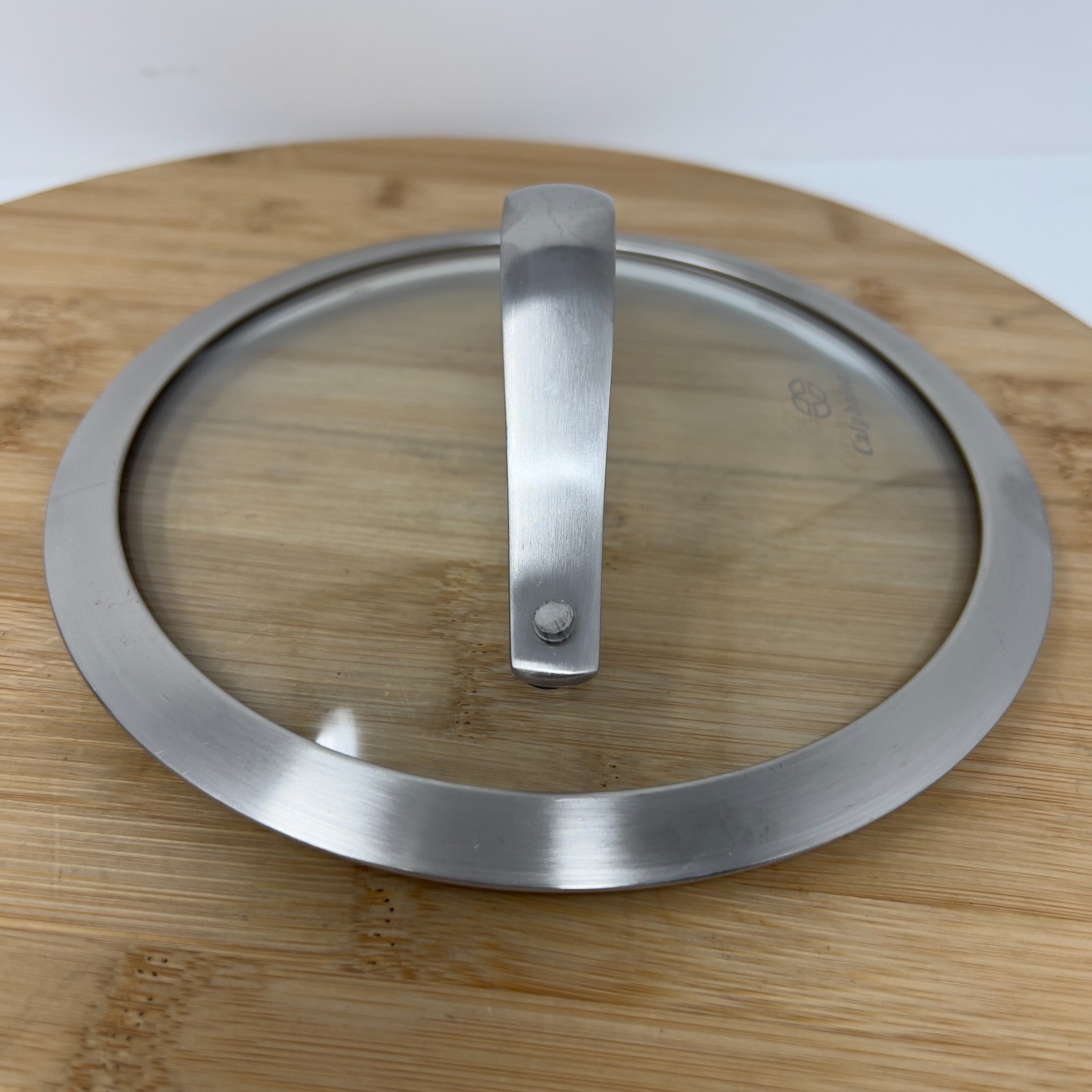 7 in Calphalon Glass Lid For Pot Or Pan ~ Stainless Steel 7 inch with Gasket
