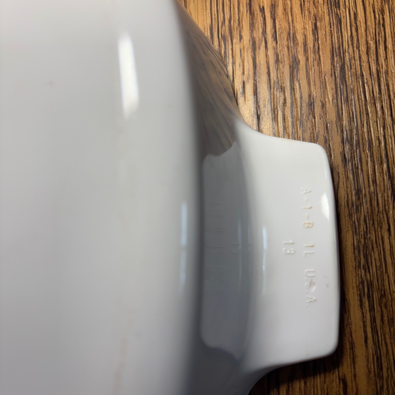 Corning Ware Country Cottage 1L Square Casserole Dish A-1-B White Hearts Vines
