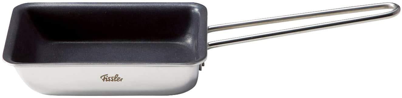 Fissler Tamagoyaki Frying Pan, Egg Pan, Small 9.5 x 15cm, Gas IH Compatible, Non