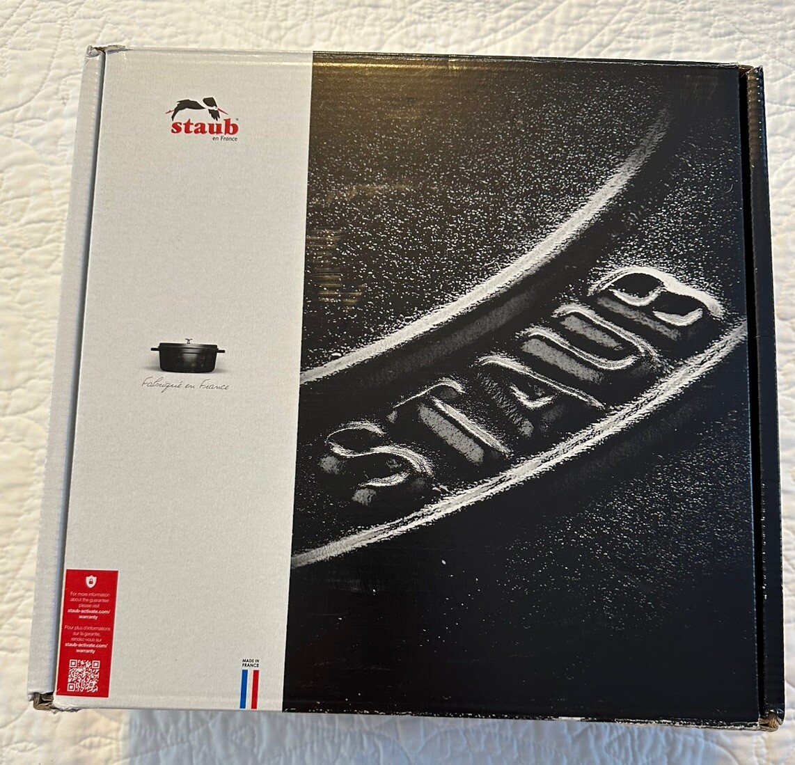 NIB STAUB The Essential French Oven Cast Iron 3.6l/24cm Grenadine Enameled
